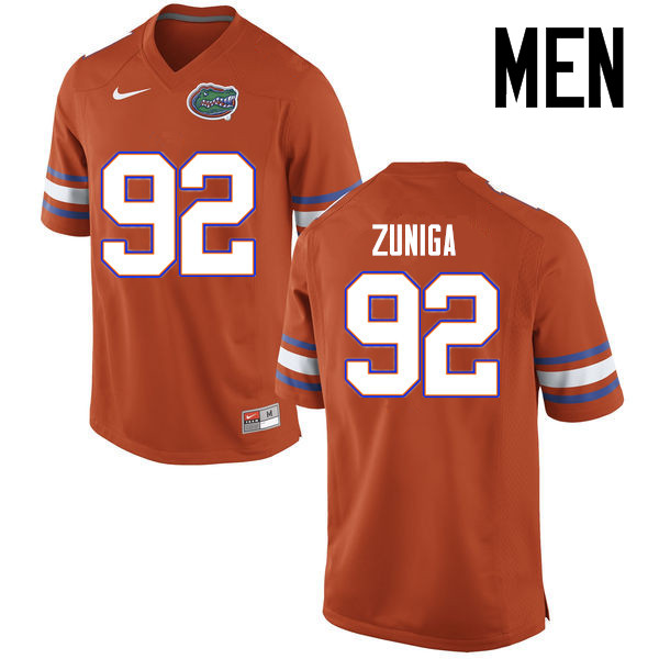 Men Florida Gators #92 Jabari Zuniga College Football Jerseys Sale-Orange - Click Image to Close